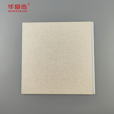 Desain baru laminasi panel dinding pvc 250x5mm panel langit-langit kayu biji dekorasi dalam dan luar