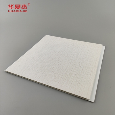 Pabrik penjualan panel dinding interior pvc stamping panas biji kayu pvc langit-langit bahan bangunan tahan kelembaban