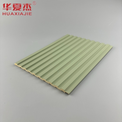 New Design Wpc Fluted Wall Panel Waterproof Laminated Wpc Pvc Anti Scratch Panel Untuk Dekorasi Dinding Dalam Ruang