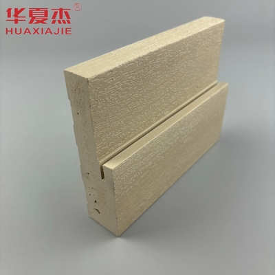 Grosir wpc 4-9/16' pintu jamb wpc pintu frame kayu corak wpc cetakan untuk dekorasi bangunan