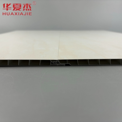 Panel dinding pvc marmer kuning berkualitas tinggi 250x8mm mudah dipasang panel langit-langit pvc untuk dekorasi kamar mandi