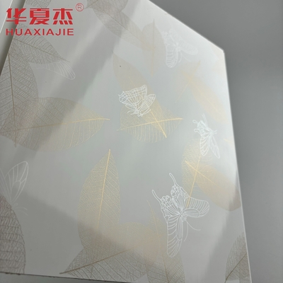 Panel dinding Pvc cetak botani Pvc untuk dekorasi kamar mandi