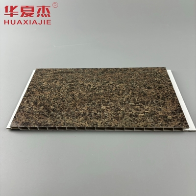 Grosir panel dinding batu pvc pencetakan panas panel plafon pvc dekorasi interior dan eksterior rumah