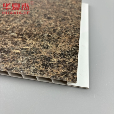 Grosir panel dinding batu pvc pencetakan panas panel plafon pvc dekorasi interior dan eksterior rumah