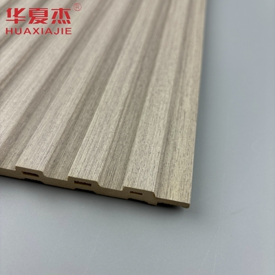 Panel dinding wpc kayu paling laris panel dinding pvc bergelombang panel dinding tahan air wpc untuk dekorasi interior
