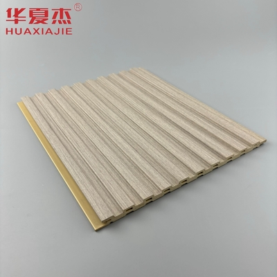 Panel dinding wpc kayu paling laris panel dinding pvc bergelombang panel dinding tahan air wpc untuk dekorasi interior
