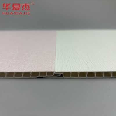 Hot Stamping Toko Pink Pvc Panel Dinding Permukaan High Gloss Pvc Panel Langit-langit Dekorasi dalam ruangan Hotel