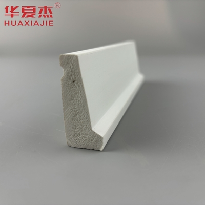 Pvc tahan lama skirting waterproof shingle cetakan vinil putih 12ft pvc cetakan dekorasi dalam ruangan