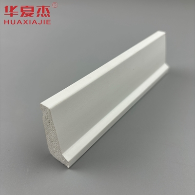 Pvc tahan lama skirting waterproof shingle cetakan vinil putih 12ft pvc cetakan dekorasi dalam ruangan