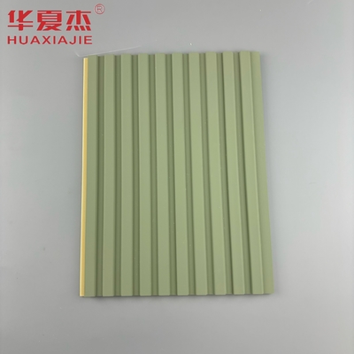 panel dinding wpc berlapis hijau dan biru panel wpc papan dekorasi interior