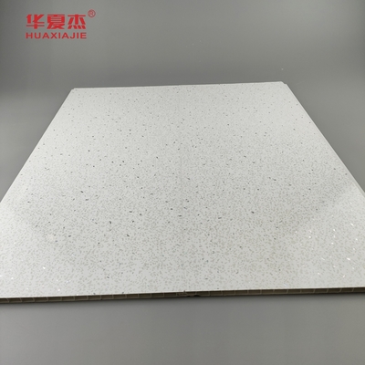 2.64kg/m2 Panel langit-langit PVC tahan kelembaban 304mm tahan goresan