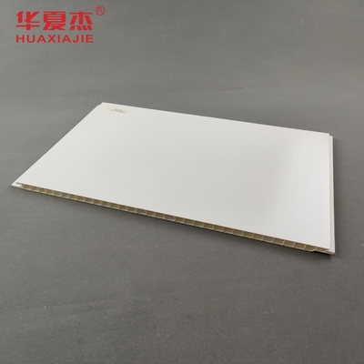 Panel dinding PVC putih tahan kelembaban dengan lebar 250 mm untuk proyek renovasi rumah