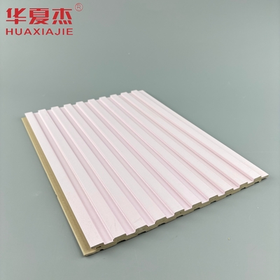 panel dinding wpc laminated pink desain modern untuk dekorasi dinding rumah