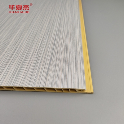 600x9mm kayu plastik komposit Wpc panel dinding luar Mudah Untuk memasang Dan pemeliharaan rendah