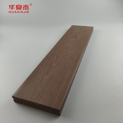 Anti Korosi WPC Komposit Decking tahan air lantai taman luar ruangan