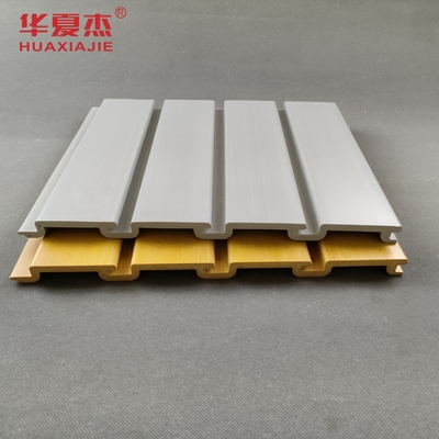 Panel Dinding Bilah PVC Grry Panel Garasi PVC Dalam Ruangan tahan lama dan tahan air