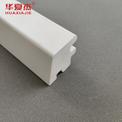 Daur ulang PVC Trim Profil pvc cetakan pvc putih cetakan dekorasi interior