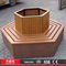 Waterproof Wpc Flower box, Pvc Composite Bed Flower Box UV melindungi