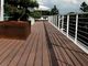 Lingkungan Wpc Komposit Decking Boarding Resist UV Dan anti slip