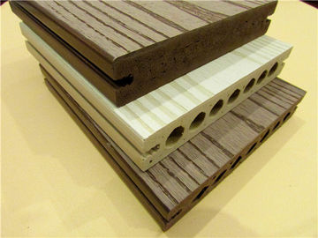 Harga yang bagus Embossing Galling WPC Decking Komposit PVC Padat Plastik on line