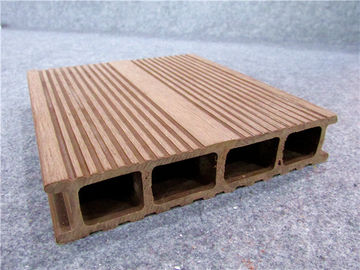 Harga yang bagus UPVC Composite Vinyl Decking berongga WPC Dek Untuk Dekorasi luar on line
