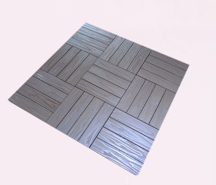 Harga yang bagus Panas - Plastik Kayu Tahan Komposit Decking / Cedar Decking Abu-abu on line