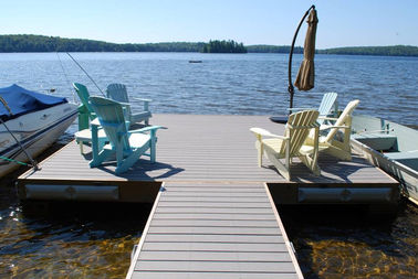 Harga yang bagus Teknologi Co-Extrution Decking Komposit Plastik Bebas Perawatan Outdoor on line