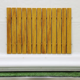Harga yang bagus 60cm x 80cm WPC Cushion Composite Decking Dewan Untuk Kamar Mandi on line