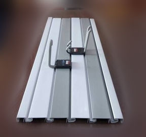 Harga yang bagus Putih Abu-abu PVC Panel Tampilan Garage Dinding DIY Sistem Vinyl Halus on line