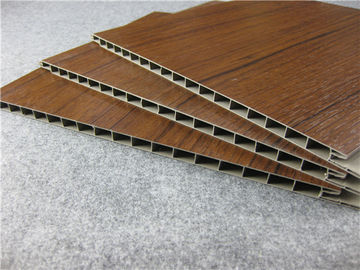 Harga yang bagus Laminationed PVC Pola Panel Ceiling Kayu Mudah Untuk Instalasi on line
