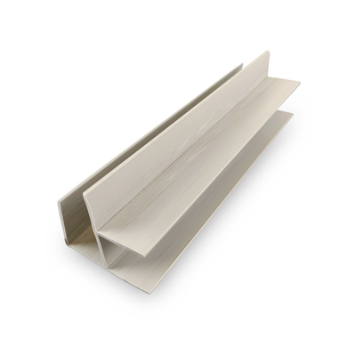 Corner Moulding Pvc Slatwall Panel Putih Hitam Abu-abu Warna Dekoratif