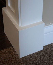 Harga yang bagus Papan Alas / Skirting PVC Mothproof Ekonomi Untuk Dekorasi Dalam Ruangan on line