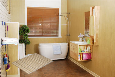Harga yang bagus 200 * 6mm panel dinding WPC Laminasi daur ulang untuk dekorasi interior on line