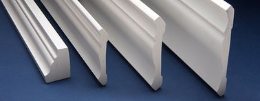 Harga yang bagus Profil Papan Skirting PVC Tahan Api yang Dapat Didaur Ulang Untuk Dekorasi Dalam Ruangan on line