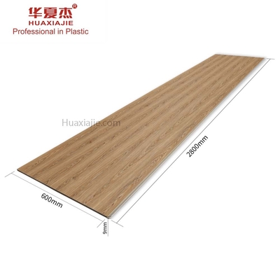 Harga yang bagus UV Melindungi Pola Kayu Wpc Panel Dinding Dekorasi Interior on line