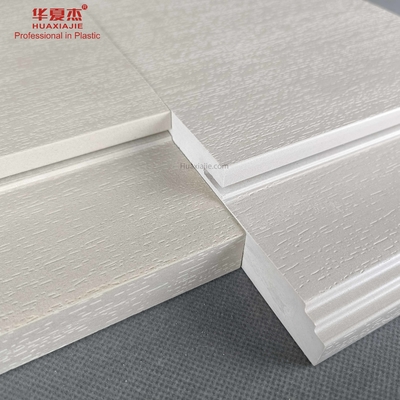 Harga yang bagus Woodgrain Kusen Pintu WPC Kayu Tahan Air Untuk Dalam Ruangan on line