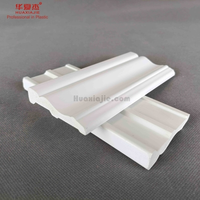 Harga yang bagus Putih Tahan Air PVC Trim Moulding Dekorasi Pintu Interior Untuk Kamar on line