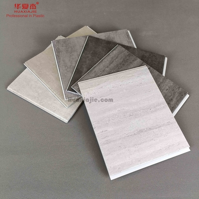 kualitas Panel dinding PVC Marmer tahan air Panel dinding PVC langit-langit Untuk dekorasi rumah pabrik