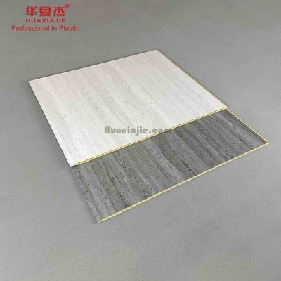 Harga yang bagus Panel Wpc PVC Abu-abu Gelap Untuk Dekorasi Dinding 3m Antiseptik on line