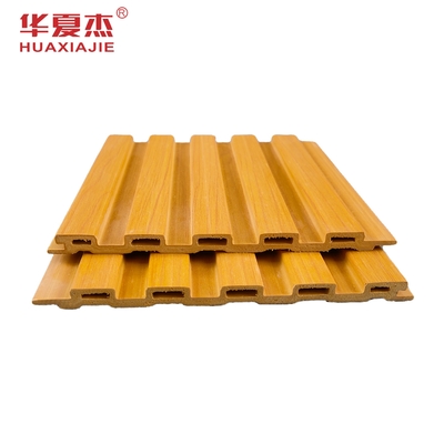 Harga yang bagus Butir Kayu Panel Dinding WPC Tahan Air 150mmx10mm Dekorasi Interior on line