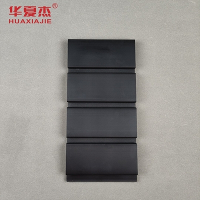 Harga yang bagus Panel Slatwall PVC Permukaan Halus Hitam 300mm X 17mm on line
