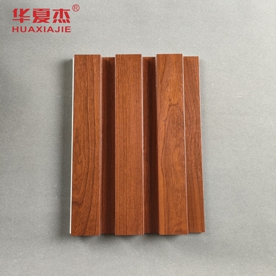 Panel Dinding WPC Komposit Taman Tahan Cuaca Dalam Ruangan 200mm X 16mm
