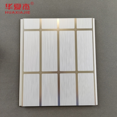 2.52kg / M Panel Plafon PVC Dengan Ketahanan Kelembaban Tepi Persegi / Tersembunyi / V-Groove