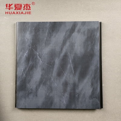 Panel dinding PVC hitam matte dan panel langit-langit tahan kelembaban untuk dekorasi