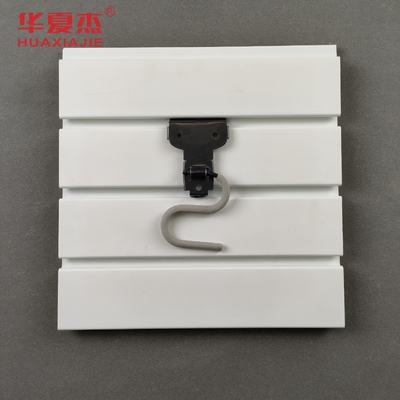 Interior Garasi PVC panel dinding garam Hooks Display Panel 2 Meter Panjang