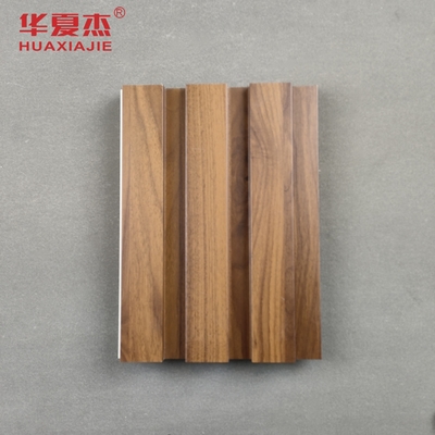 Panel dinding kayu WPC Panel dinding berlapis / papan Dekorasi komersial