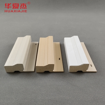 Harga yang bagus Interior halus WPC Pintu Frame 217mm WPC Pintu Jamb Kelembaban Proof on line