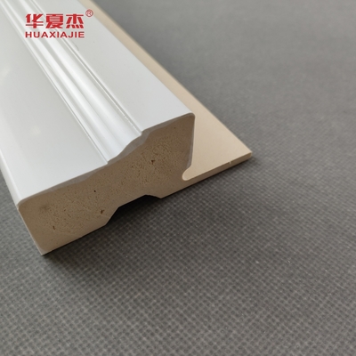 Harga yang bagus WPC Nail Fin White Cape Waterproof Wpc Pintu Frame Bahan Bangunan on line