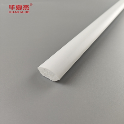 Harga yang bagus tahan air 5/8 x 5/8 perempat bulat interior papan trim pvc kualitas tinggi cetakan on line