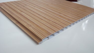 Harga yang bagus Banboo Pattern PVC Ceiling Panel PVC Bahan Bangunan on line